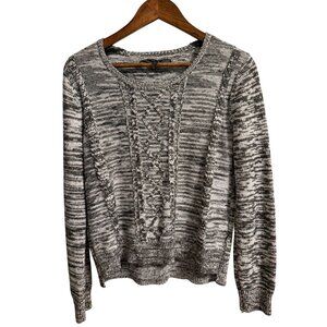 Vans Womens Marled Gray Knit Pullover Sweater Size L  Long Sleeves Casual Style